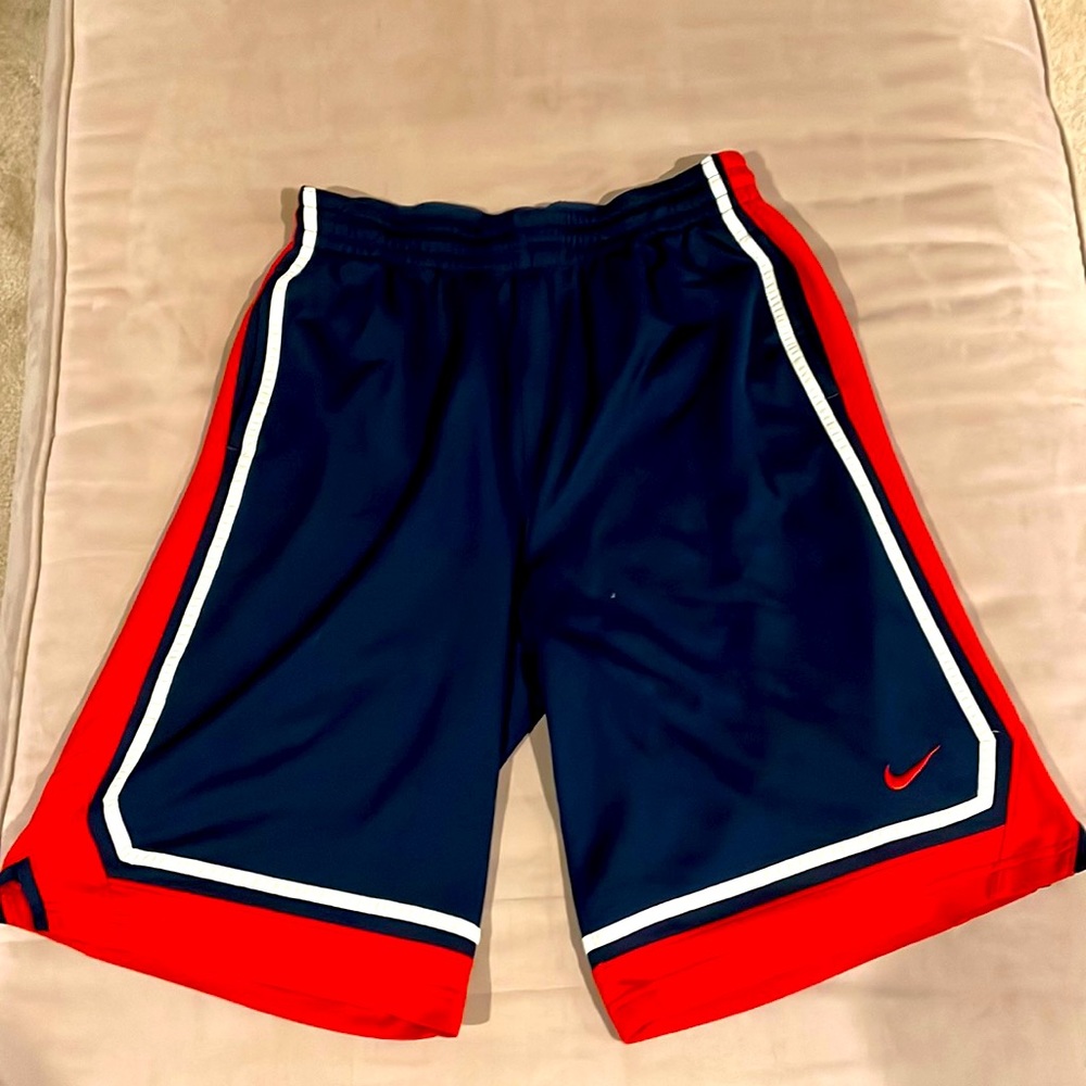 Red White & Blue Basketball Shorts.